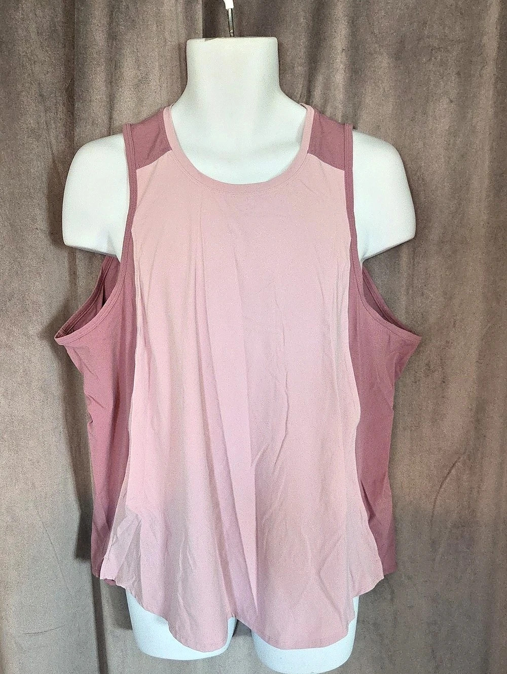 Hyba Pink Sleeveless Tank Top Size 2X